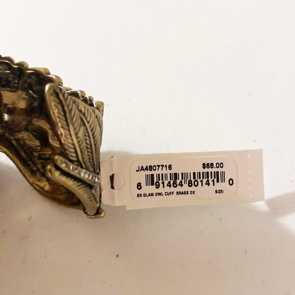 Fossil Glam Owl Cuff - Picture 7 of 7